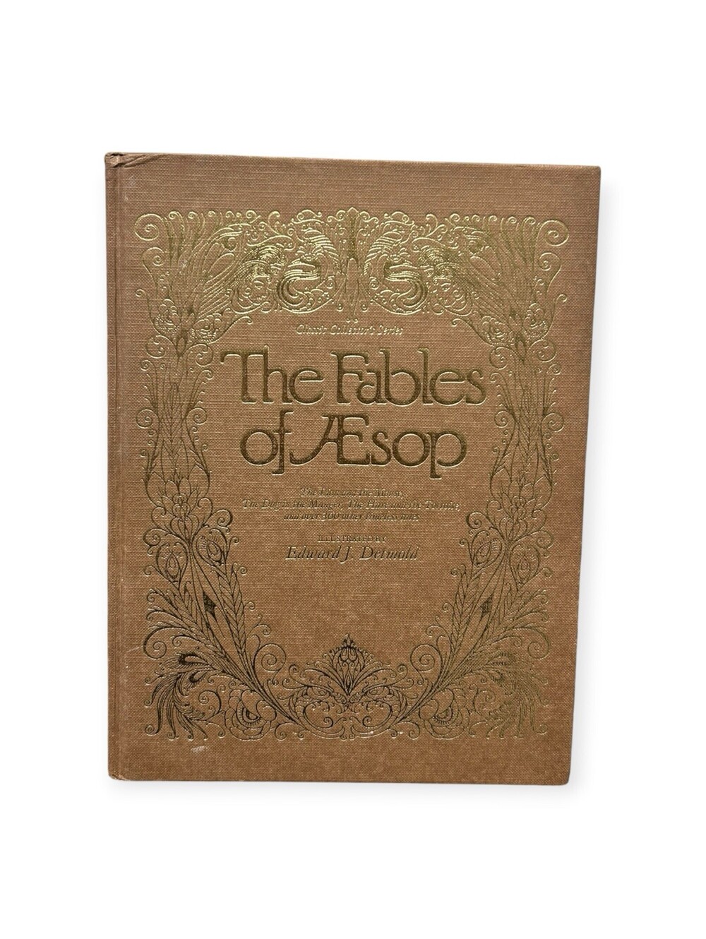 Fables of Aesop Illustrated by Edward Detmold Hardcover Book